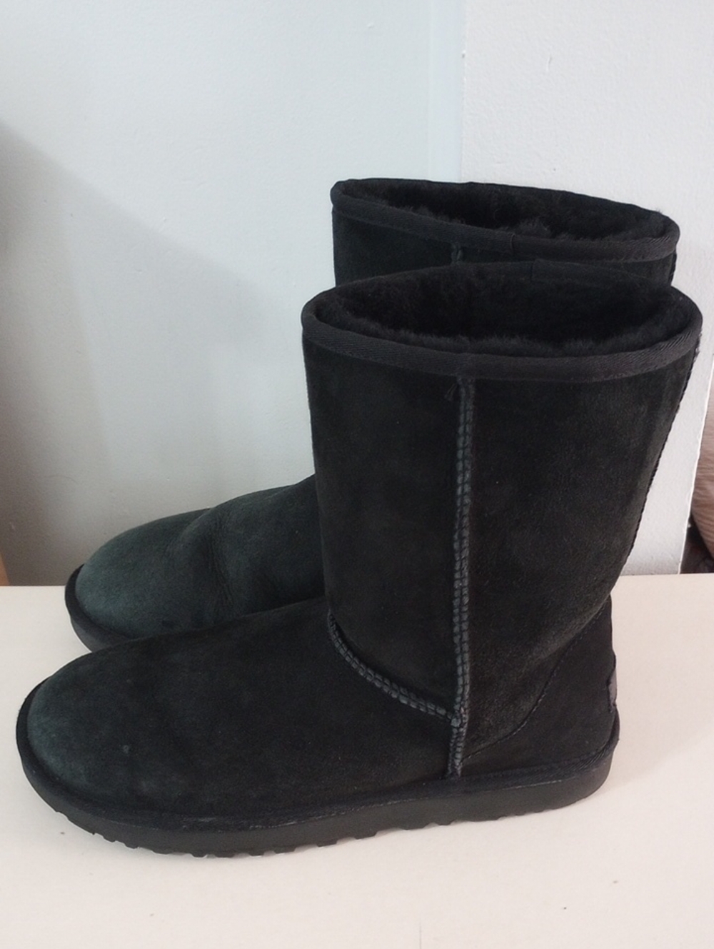 UGG Cozy Black Winter Boots Size 11